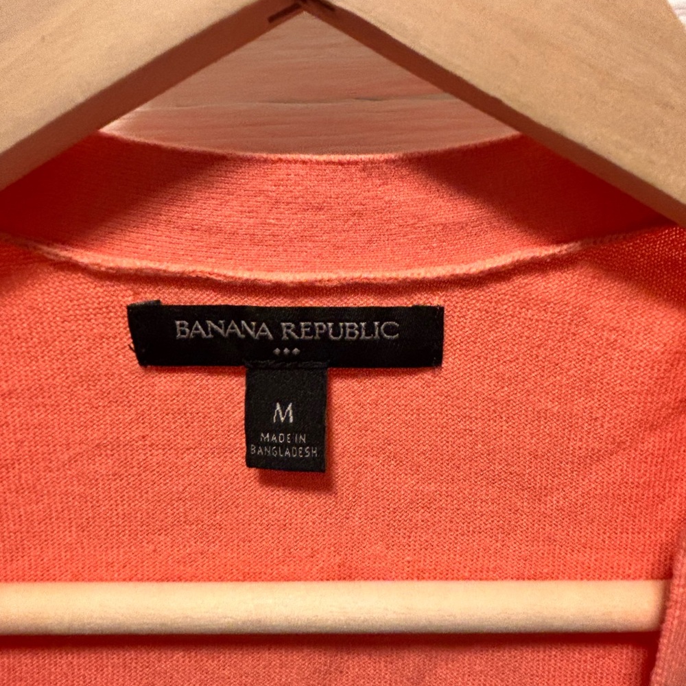 Banana Republic Vibrant Coral Knit